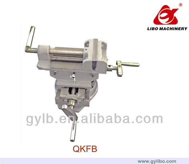 Qkfb Cross Slide Vice/vise With Swivel Bench For Milling And Drilling Machine